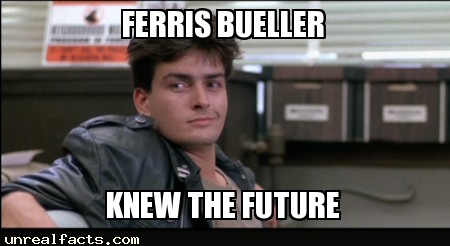 charlie sheen ferris bueller's day off