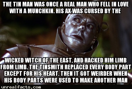 why did the tin man want a heart