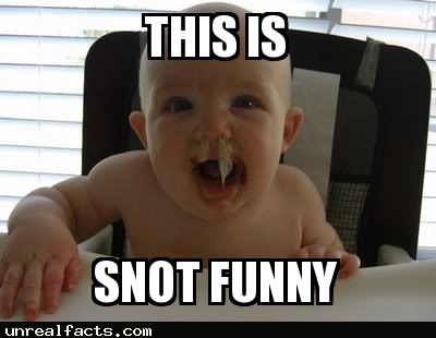 how much snot can the body produce