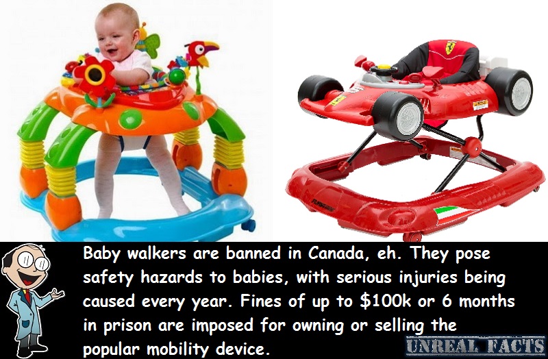 child walkers banned in canada