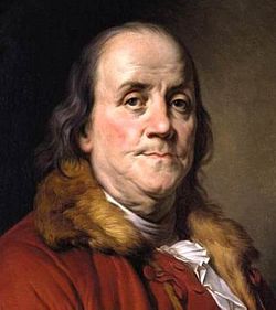 Benjamin Franklin Wasn't Chosen To Write The Declaration Of Independence Because They Feared He Would Hide A Joke In It 250px-benjamin_franklin_by_joseph-siffred_duplessis
